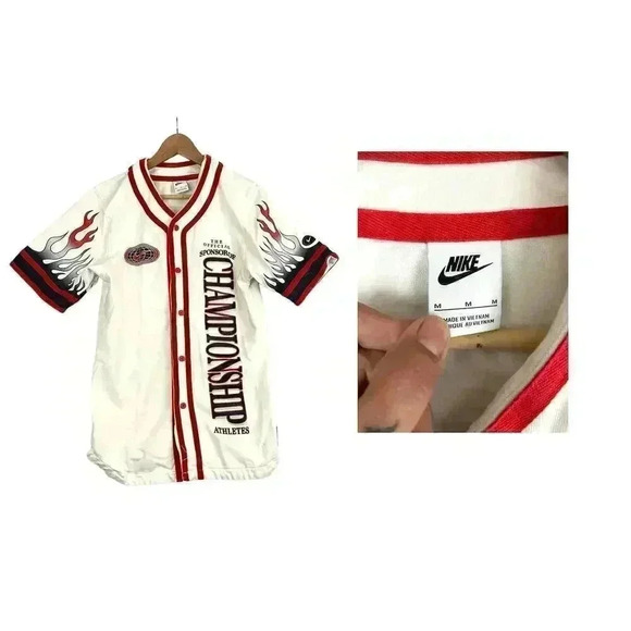 Nike Americana Championship Baseball Jersey MEDIUM Men's Shirt - Picture 3 of 11